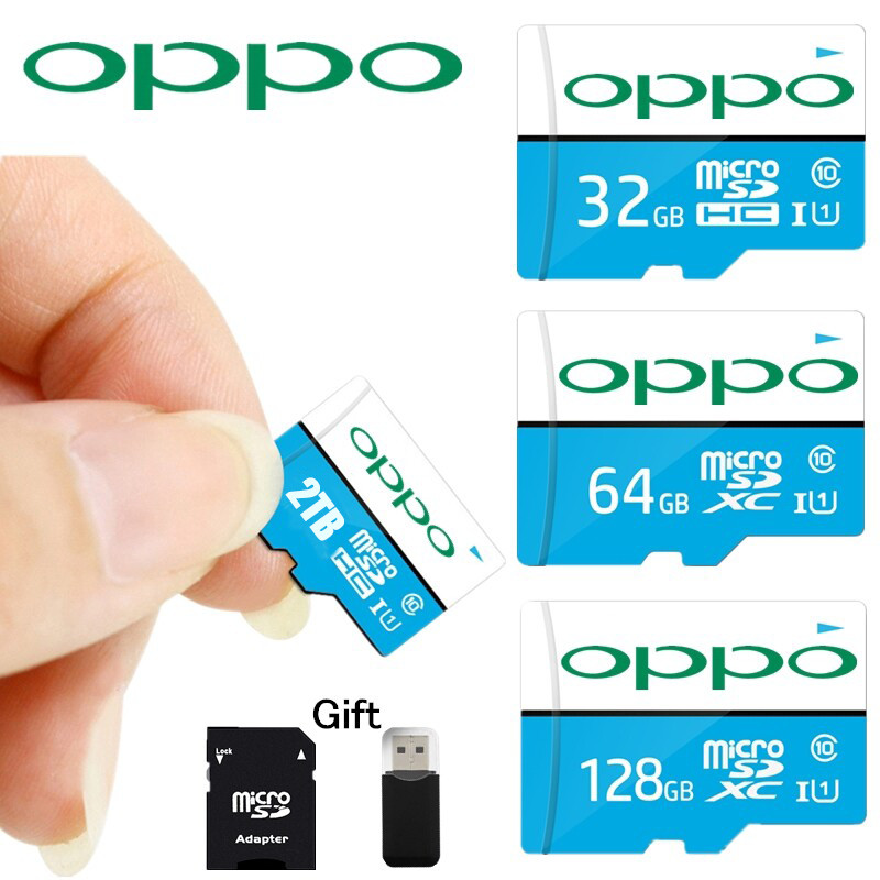 Oppo Memory Card HP Kartu Memori SD  2TB  / 1TB / 512GB / 256GB / 64GB / 32GB SD Cards
