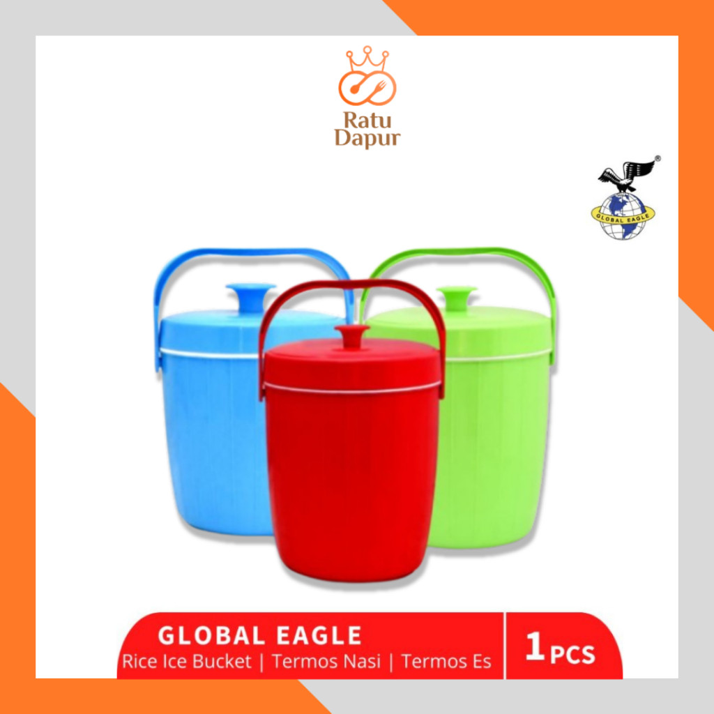 Global Eagle Rice / Ice Bucket Royal 6, 8, 10, 17, 21 Liter / Termos Nasi dan Es Batu - RD