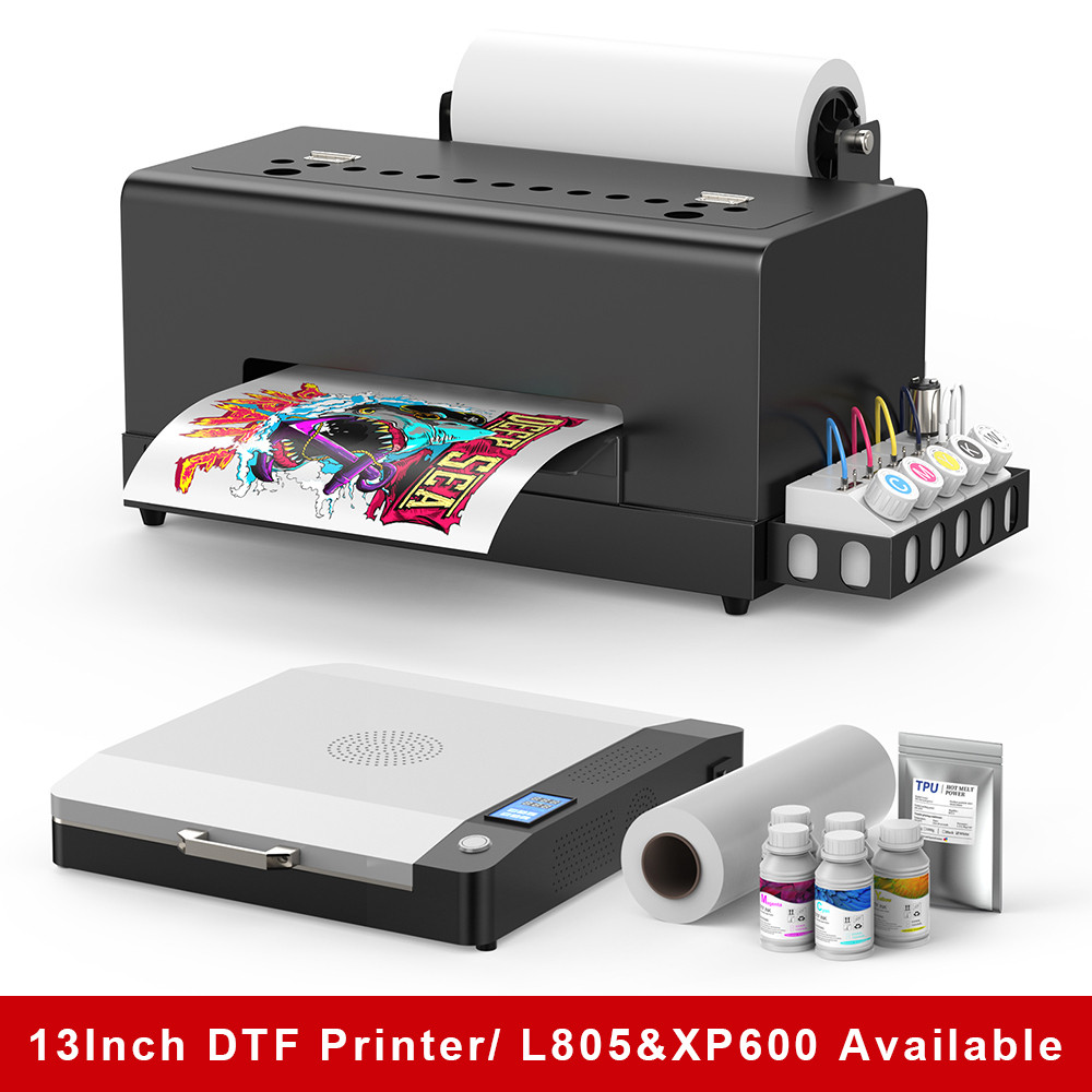 A3 DTF Printer Epson L805 XP600 Printhead Direct To Film DTF Printer for Clothes T-shirt Printing Ma