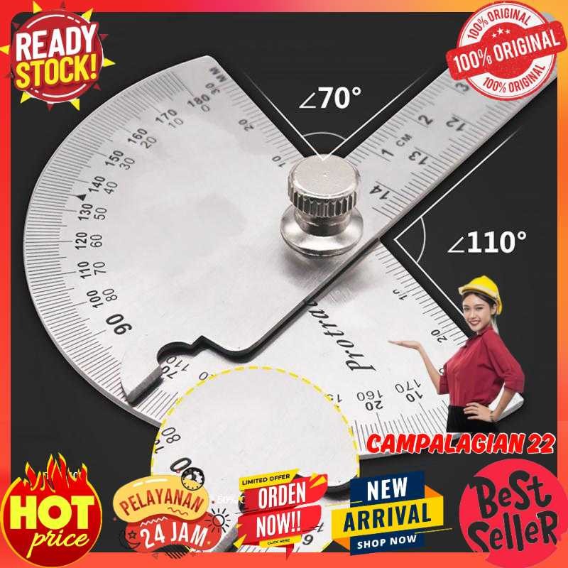 

Protractor Penggaris Busur Derajat Measuring 14.5cm 180 Degree - PR180