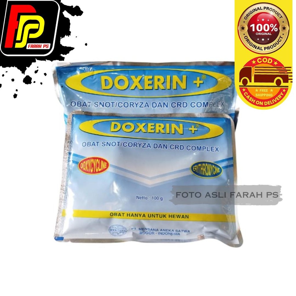 Doxerin Plus 250 gram Obat CRD Unggas