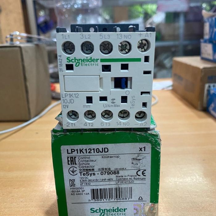 KONTAKTOR MINI LP1K1210JD 12V DC SCHNEIDER