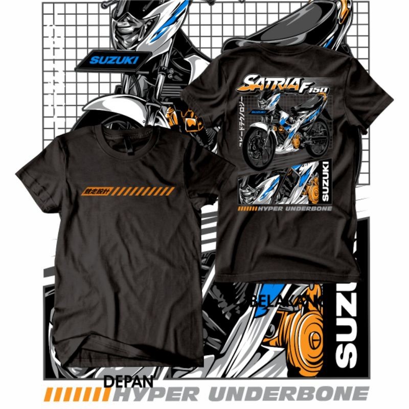 Kaos Motor Suzuki Satria Kaos Motor Satria F150 Kaos SatriaF