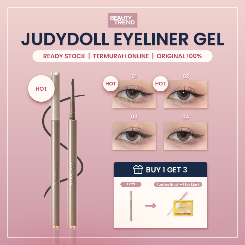 [READY ORI] JudyDoll Eyeliner Gel JudyDoll Slim Gel Eyeliner Eyeliner Tipis Eyeliner Korea Douyin