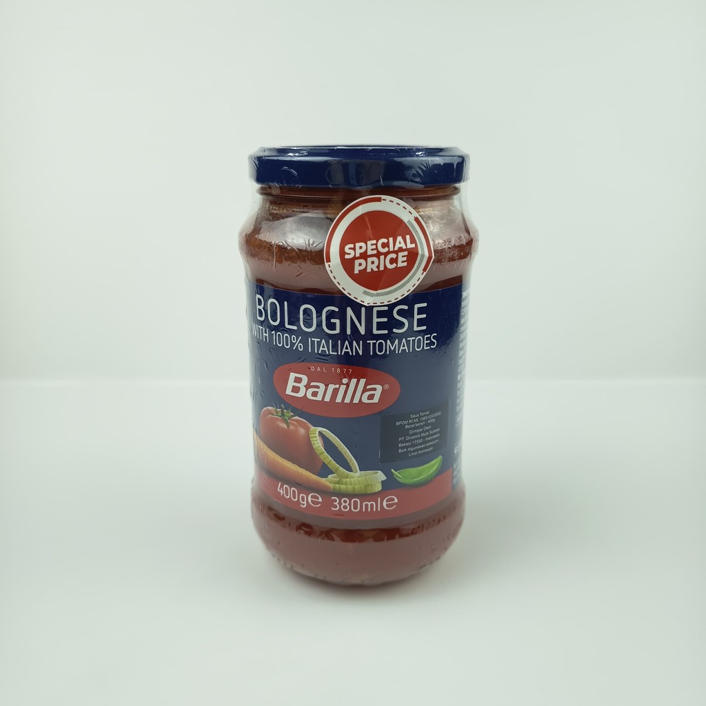 

[BEST BEFORE 28 SEPTEMBER 2025] Barilla Bolognese 400Gr