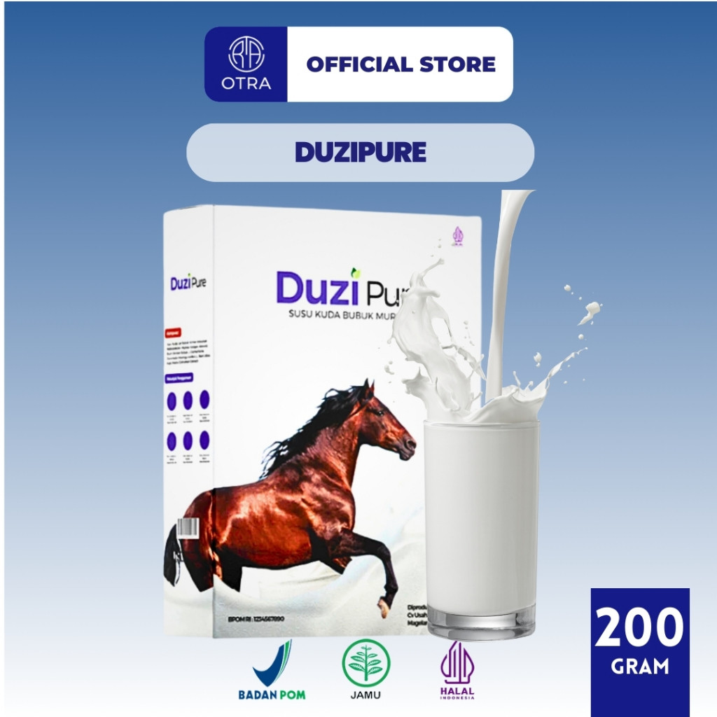 

New Duzi Pure Susu Kuda Bubuk Liar Murni Asli Lombok Duzipure Mengatasi Nyeri Sendi Asam Urat KolesterolPremium