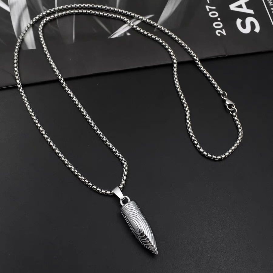 Kerajinan Cangkang Peluru Liontin Peluru Aksesori Liontin Pria dan Wanita Cangkang Peluru Asli Kalun