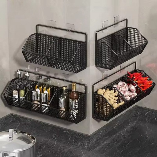 Rak Keranjang Jaring Tempat Bumbu Dapur Rak Bawang Dan Cabe