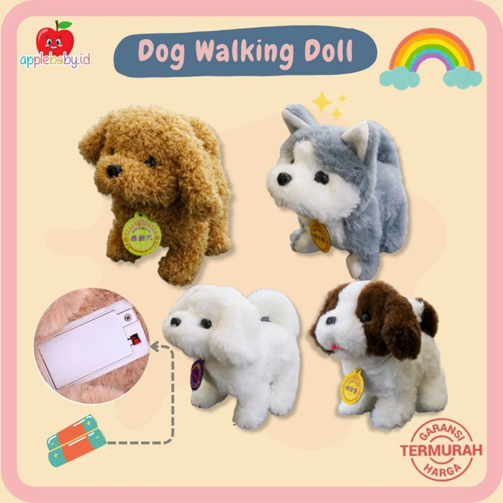 

Dog Walking Doll Boneka Anjing Mainan Bayi Boneka Anak Boneka Murah Boneka Bergerak Boneka Anjing Berjalan Boneka Anjing Lucu Boneka Anjing Baterai Boneka Anjing Bergerak