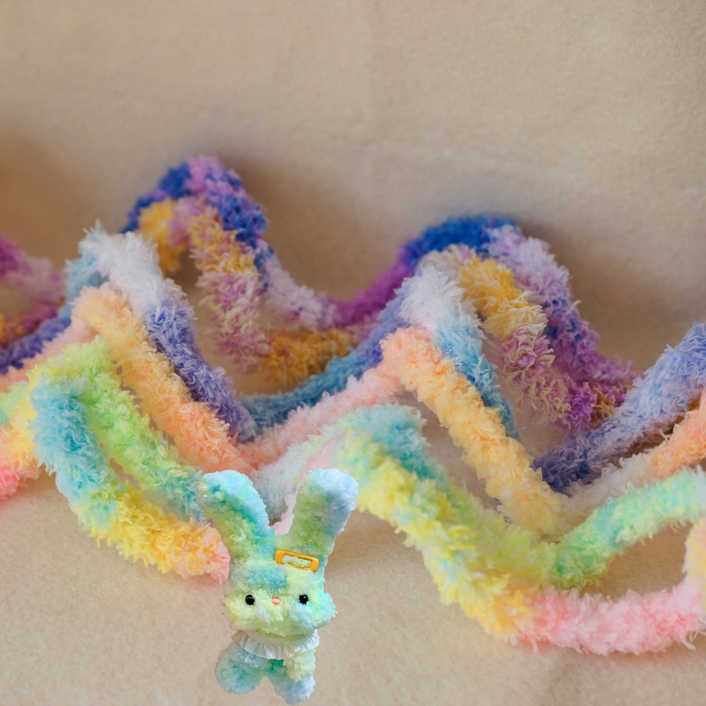 

15mmx1M Gradient Twist Chenille Sticks Stem Cleaner 5/10/20/30/40/50pcs DIY Hand Craft stuff f Bunny cat dog wholesale DIY Gift