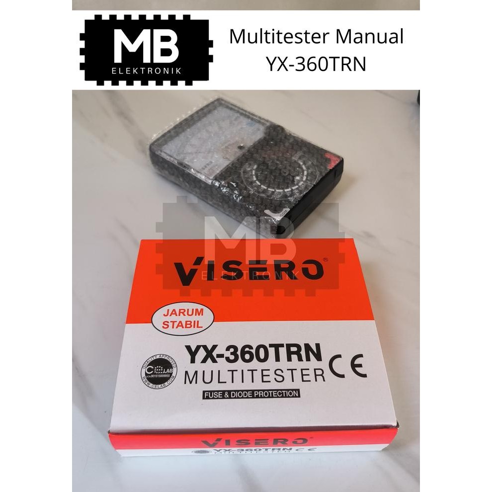 Multimeter / Multitester / Avometer Manual YX-360TRN VISERO