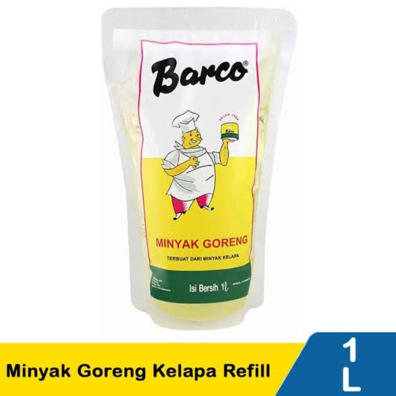 

PROMO!Minyak Goreng kelapa barco 1literREADY