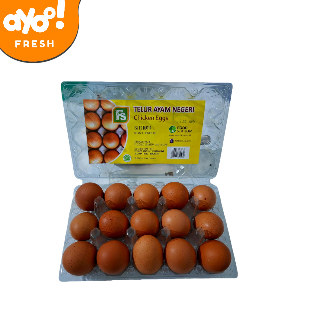 

Telur Ayam Negeri 15 Butir Pack