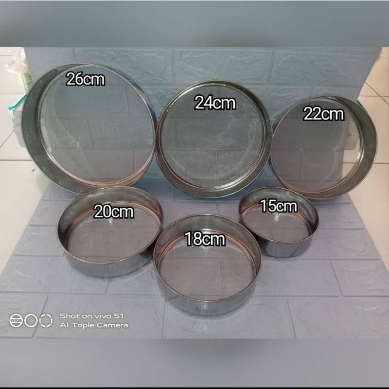 saringan tepung/ayakan terigu/saringan stainless