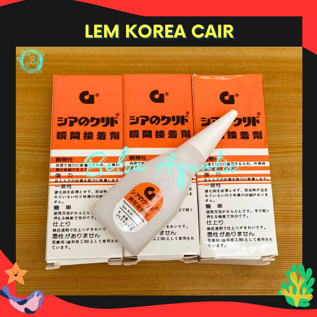 

Lem Korea Serbaguna Lem Super Lem Kuat Super Glue Anti Bocor