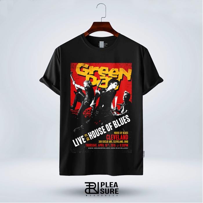 [COD] Kaos Greenday House Of Blues Concert Premium - S
