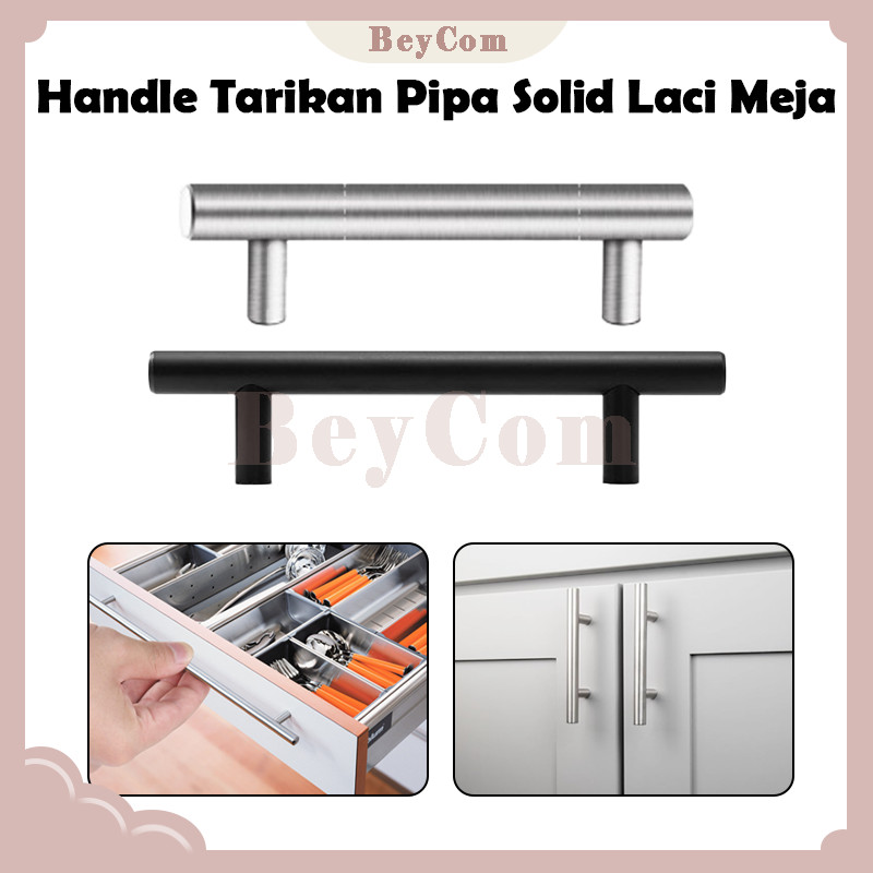 Handle Tarikan Pipa Solid Laci Meja/Tarikan Pintu Stainless/Lemari Kabinet Gagang Pintu Minimalis