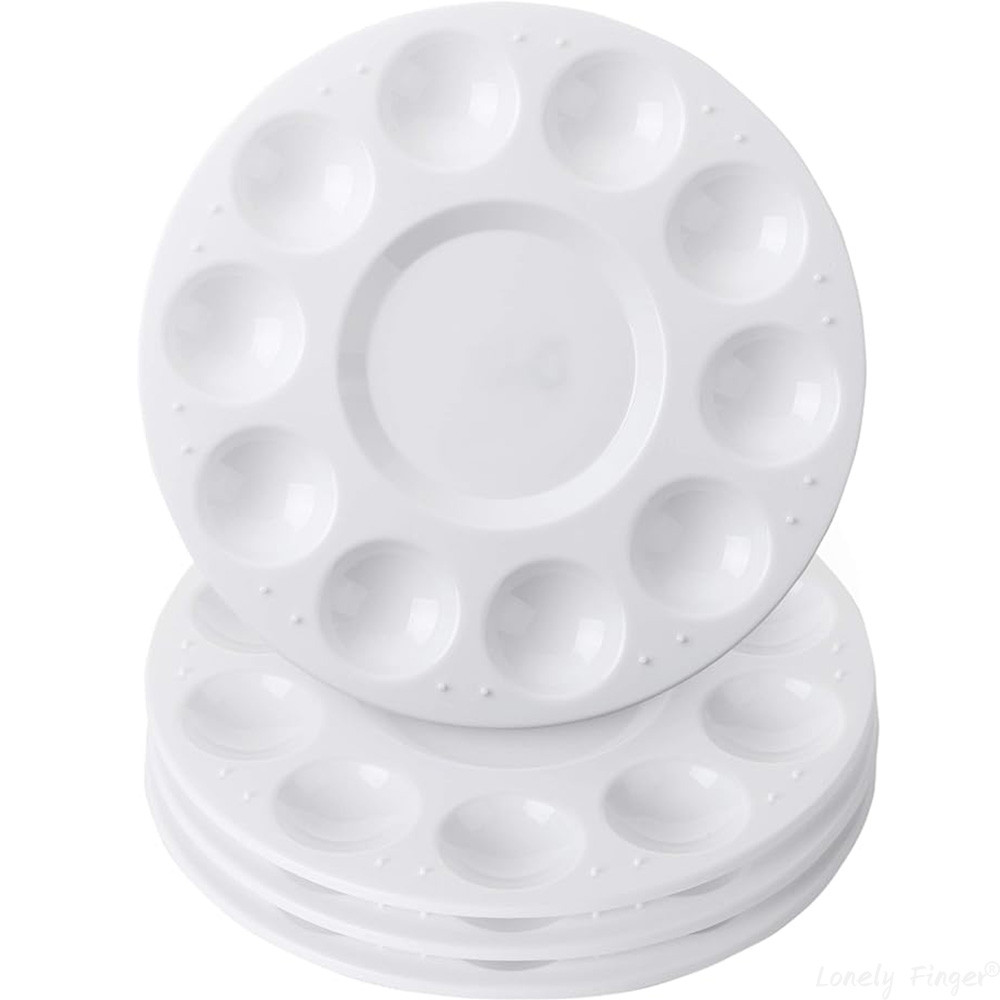 

10 Wells Paint Tray Palettes Plastic Paint Pallet, for Kids, Students to Acrylic Oil Watercolor Craft Supplies DIY Art Painting