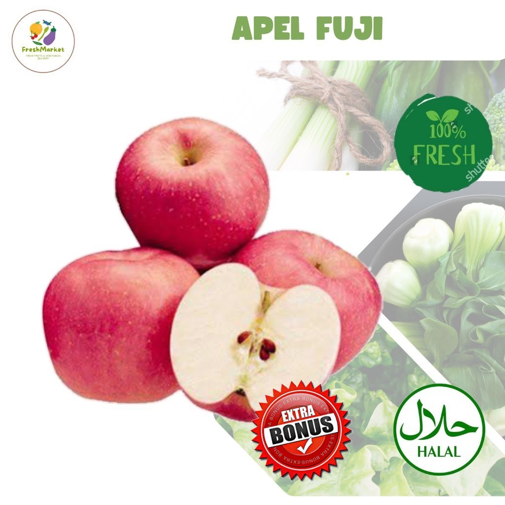 

Apel Fuji Buah Manis Segar 1 Kg Sayurinstant