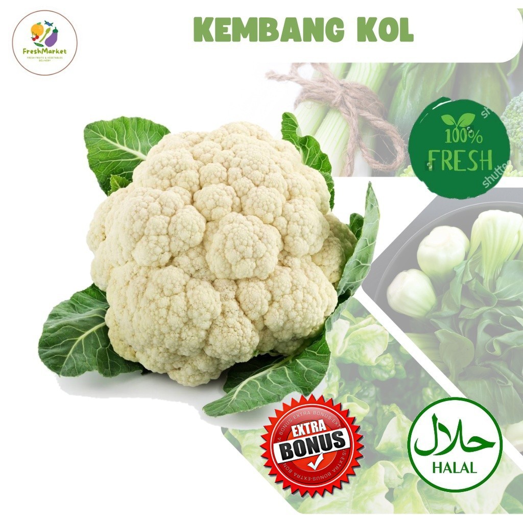 

Kembang Kol Sayuran Segar Per 250 Gram Sayurinstant