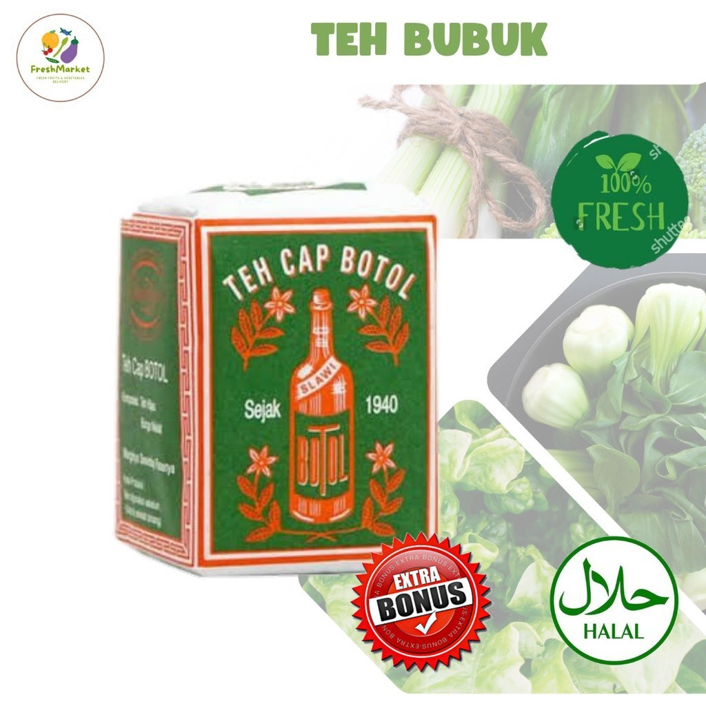 

Teh Bubuk Tubruk Cap Botol Perbungkus 40 Gram Sayurinstant