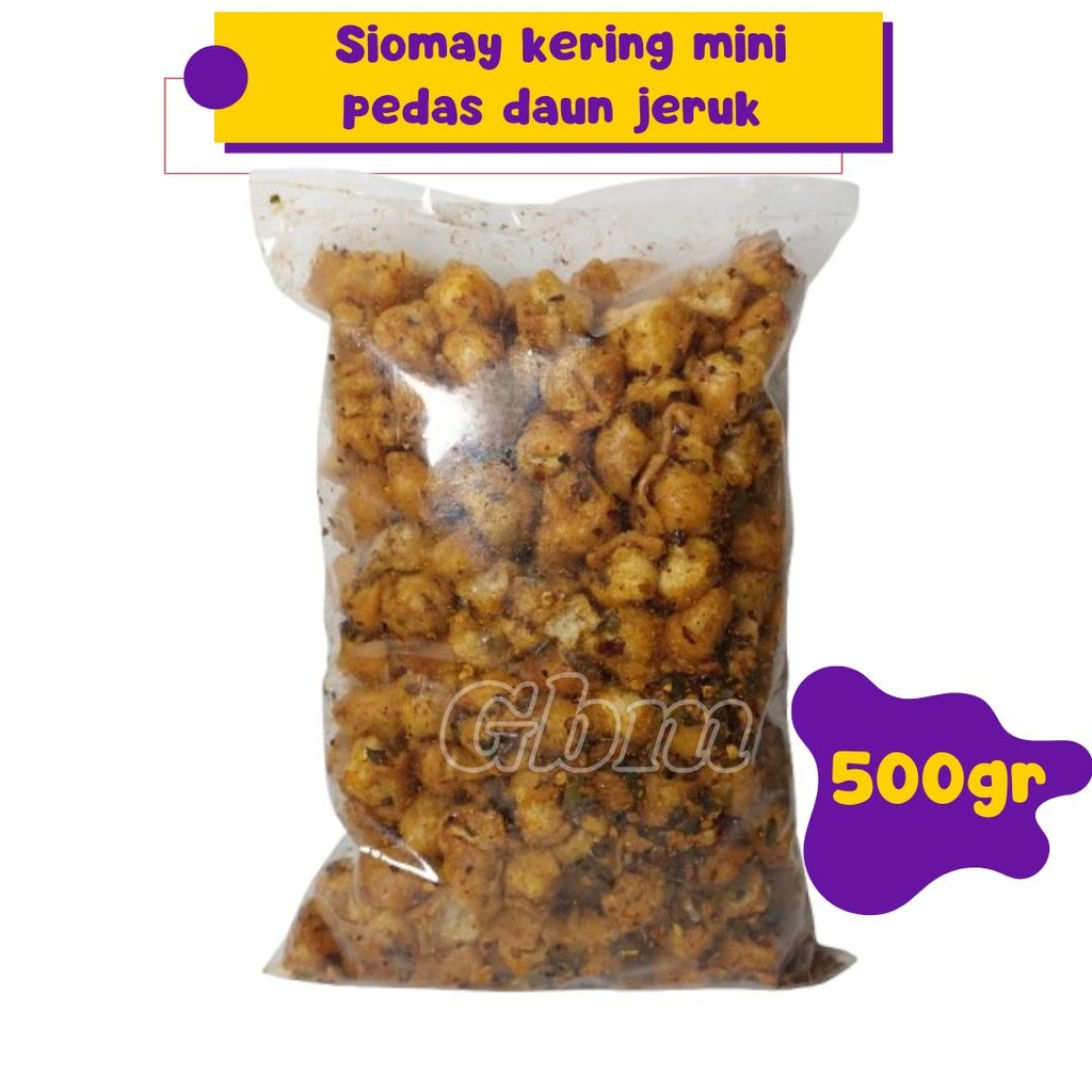 

siomay kering mini pedas daun jeruk 500gr