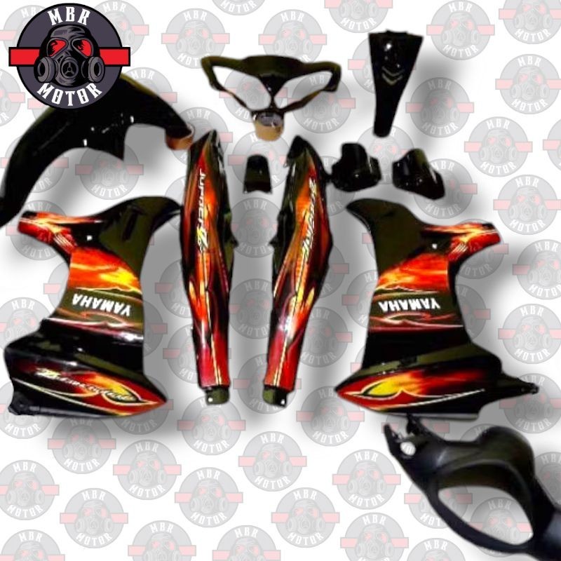 Fullset Body Jupiter Z Burhan PAKET LENGKAP BODY ALUS JUPITER Z BURHAN HITAM FULLSET