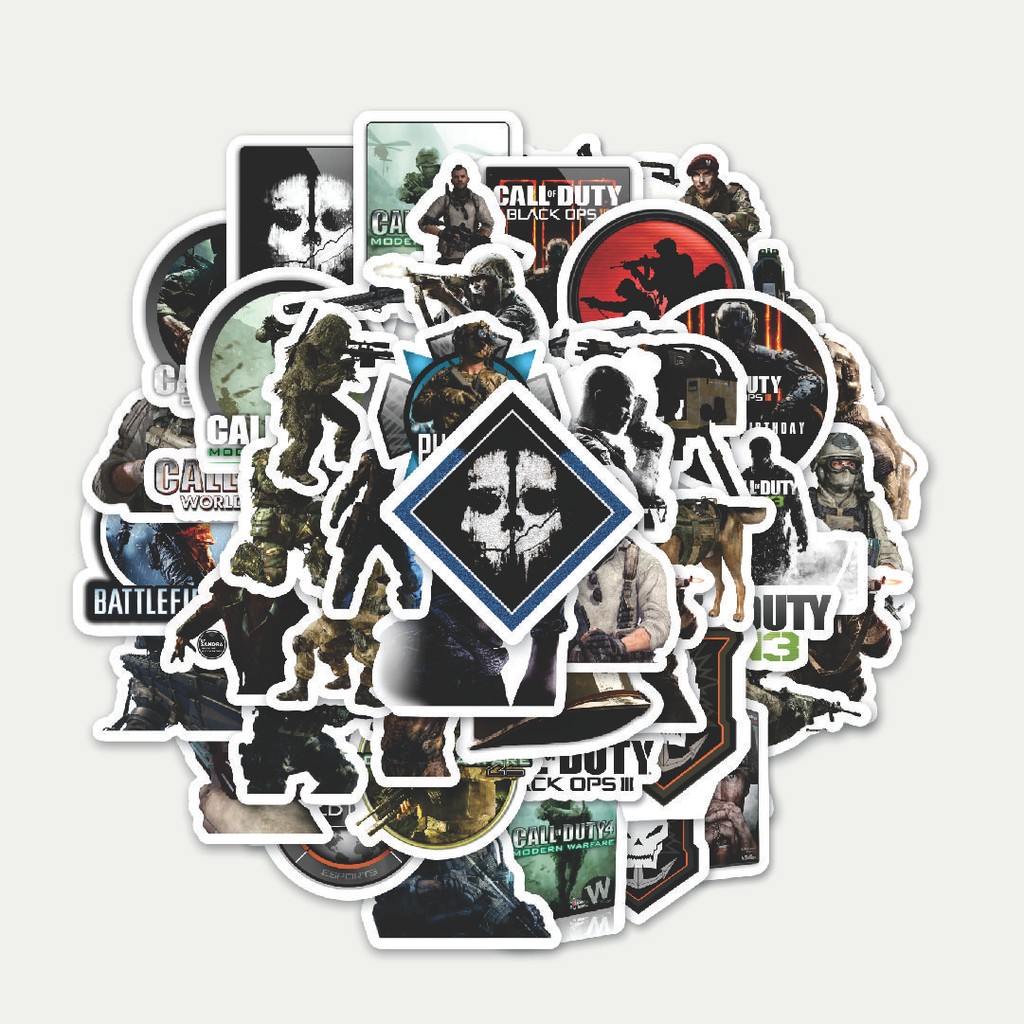 

Sticker Pack Stiker Call Of Duty Series Game 2 | Sticker TUMBLR | Stiker LAPTOP KOPER HELM