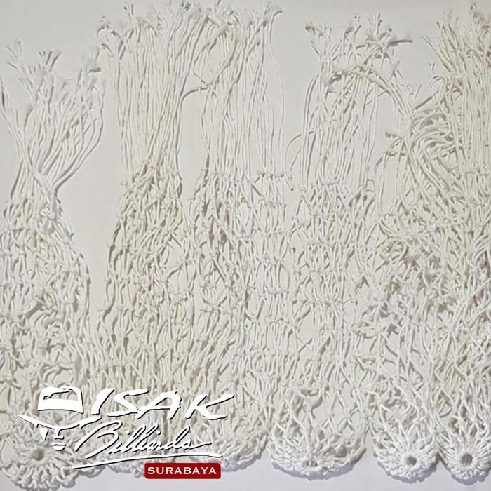 Jaring Jala Benang Katun - Pocket Bola Billiard - 1 Set = 6 Buah