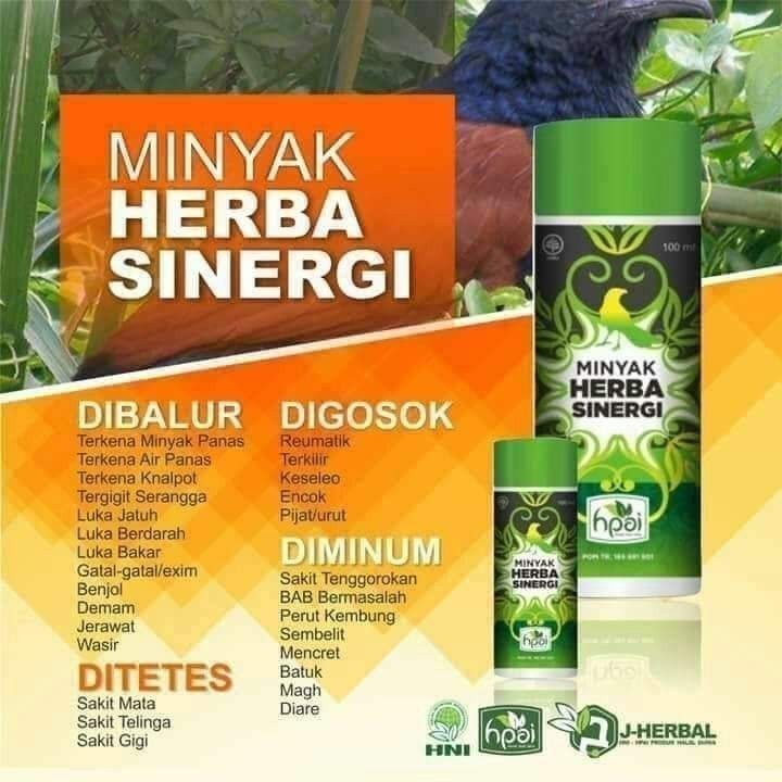 

DIJAMIN ORIGINAL HNI HPAI Original HNI HPAI YANG PALING DICARI MINYAK HERBA SINERGI MHS BUTBUT MINYAK AJAIB NYERI SENDI