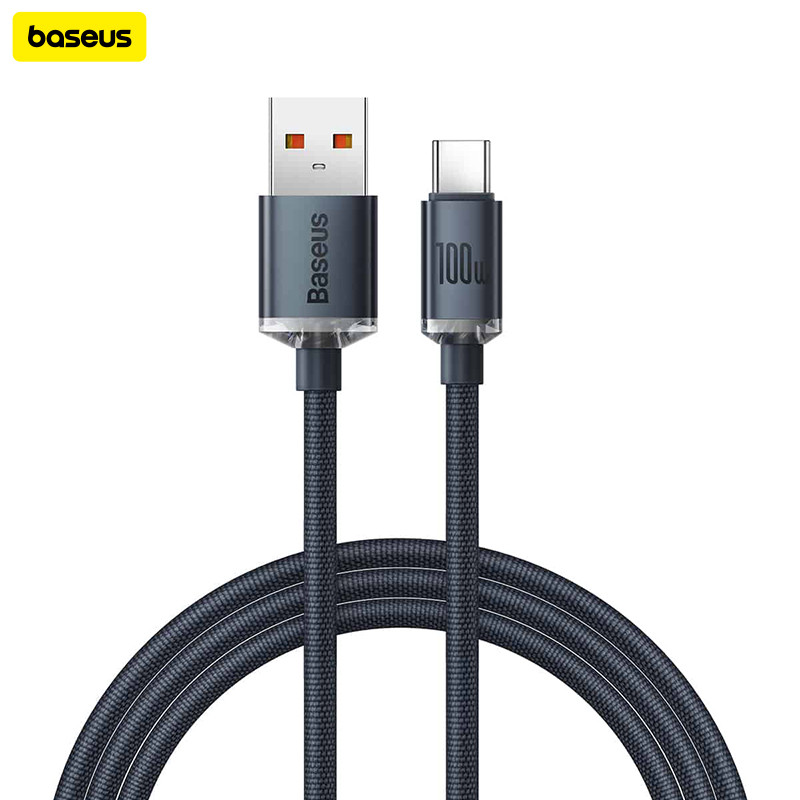 Terlaris Baseus Crystal Shine Series Kabel Charger USB A to C 2M - CAJY05
