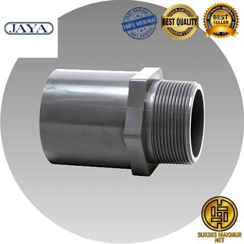 [JAYA] SDL  TS 1/2" in PVC / Sok Drat Luar AW 1/2" inch / Valve Socket 0.5" inch/ Sock Drat Luar / V