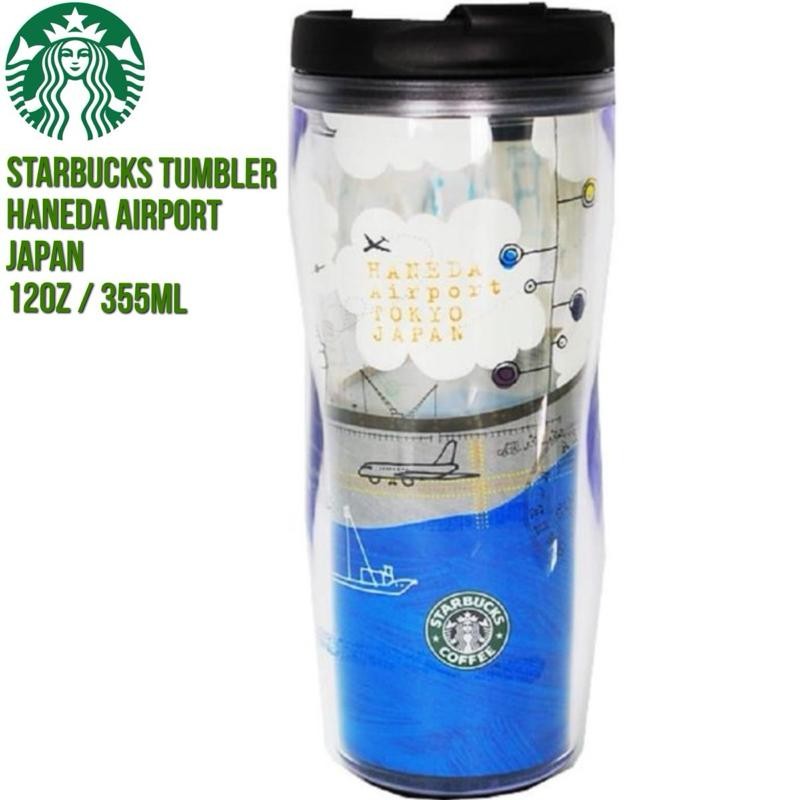 Starbucks Coffee Haneda Airport Japan Series Tumbler Bottle 12oz 354ml Botol Minum Drink Bottle Cold