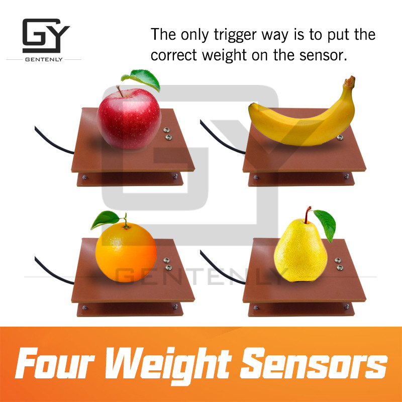 

Escape room multi-point weight Sensor put correct object on right sensor to open EM lock escape game puzzle by GENTENLY