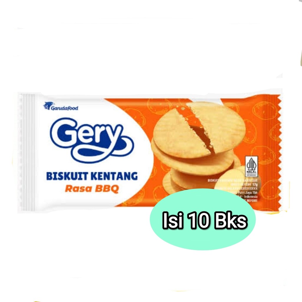 

gery potato biscuit barbeque | pack isi 10 bks