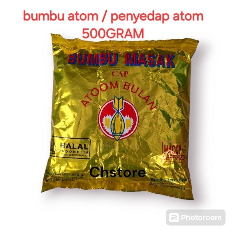 

BUMBU PENYEDAP BUMBU ATOM UNTUK MASAK BOCI BASO ACI KEMASAN 500GRAM