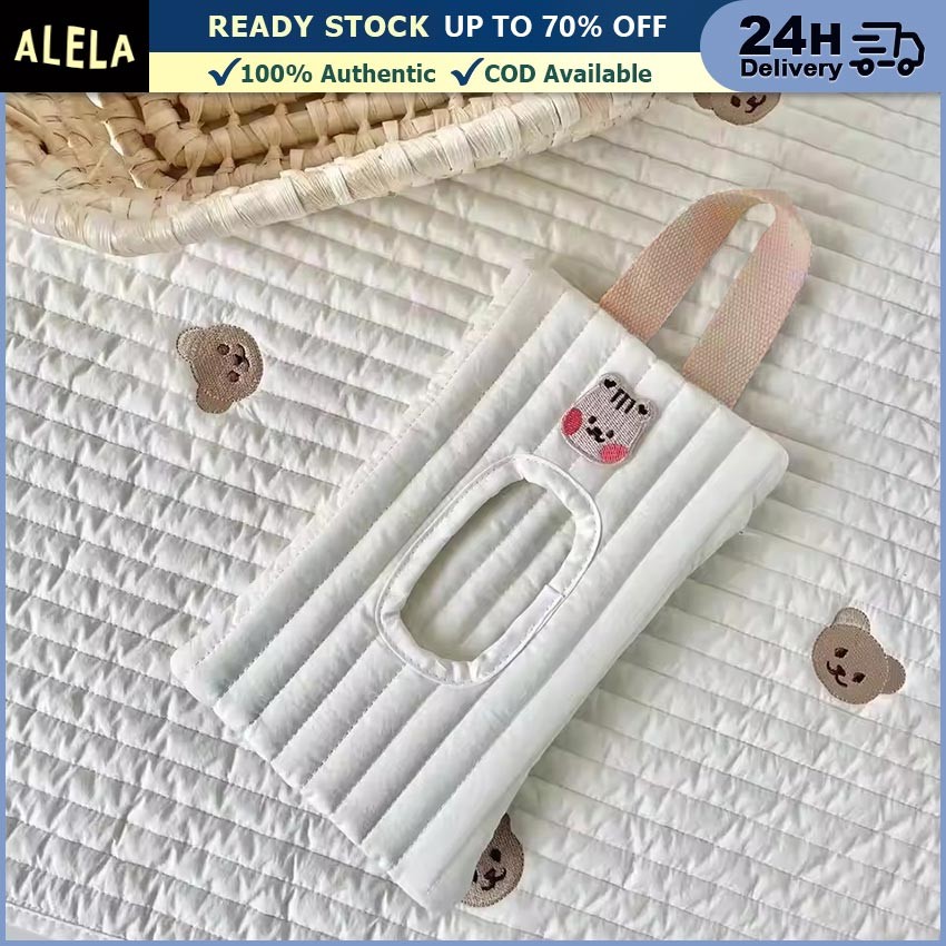 Tas Tempat Tissue Basah Gantung Stroller Bayi Tissue Holder Kain Tissu Bag Tempat Tisu Mobil