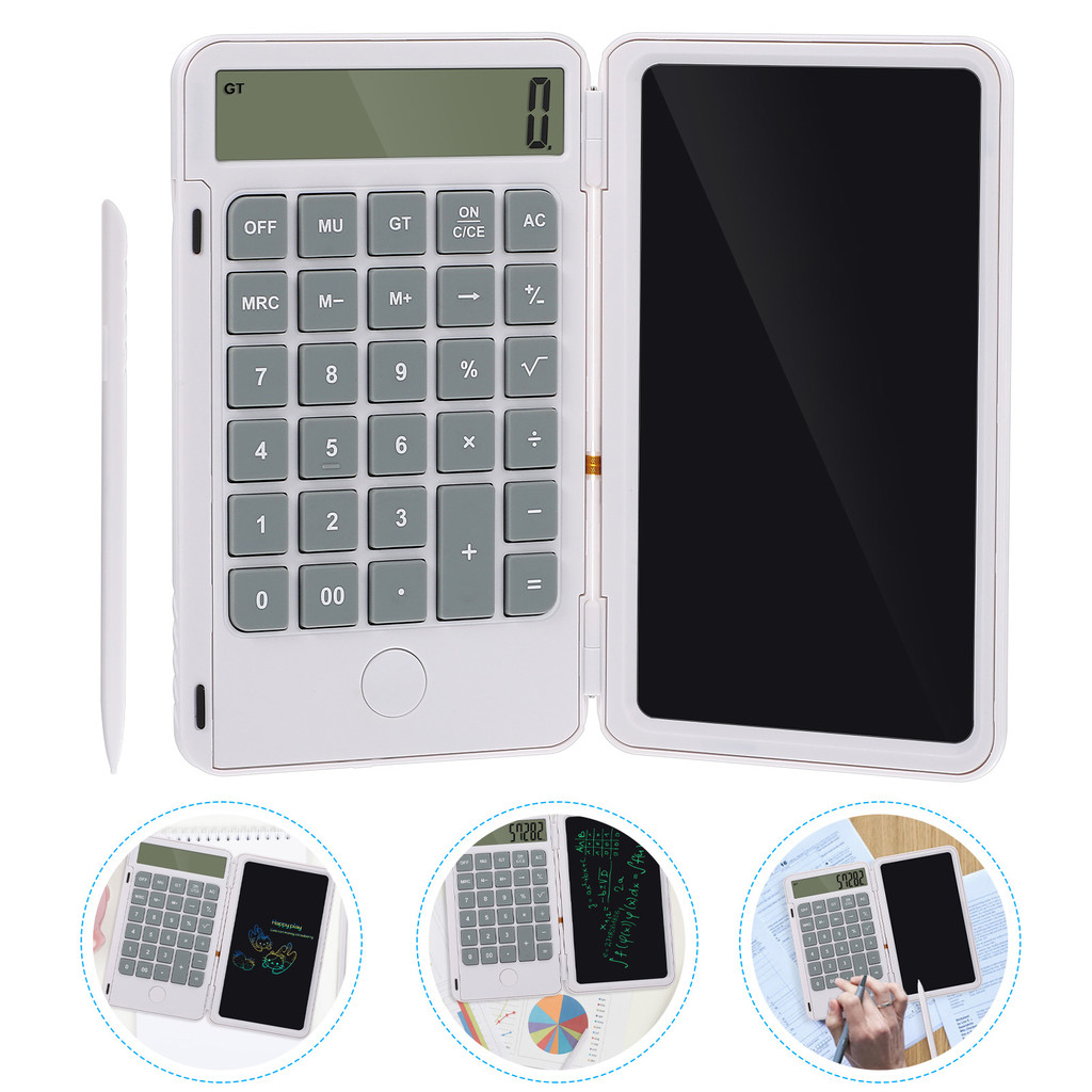

LCD Handwriting Tablet Calculator Large Screen Display Portable School Office Tool Multi Functional Writing Board Calculation