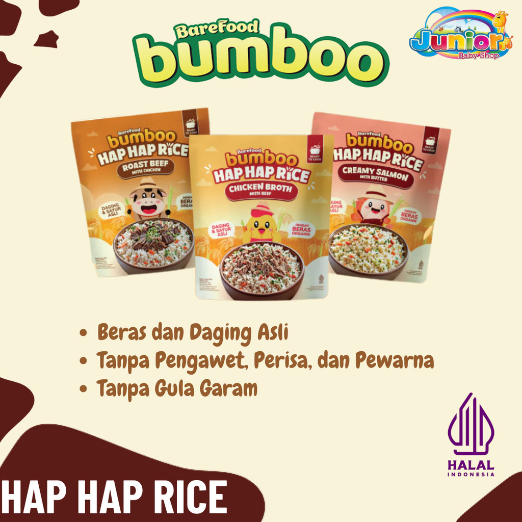

Bumboo Hap Hap Rice - Beras MPASI Bayi