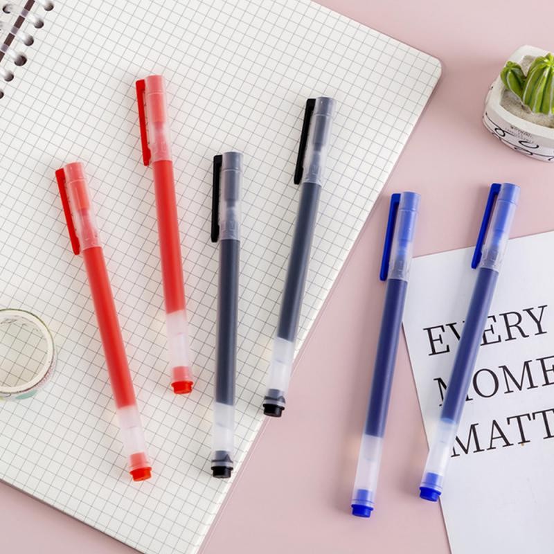 

Ju Neng Can Write Large-capacity Office Red, Black And Blue Gel Pens, Extra-long Writing Student Stationery Gel Pens