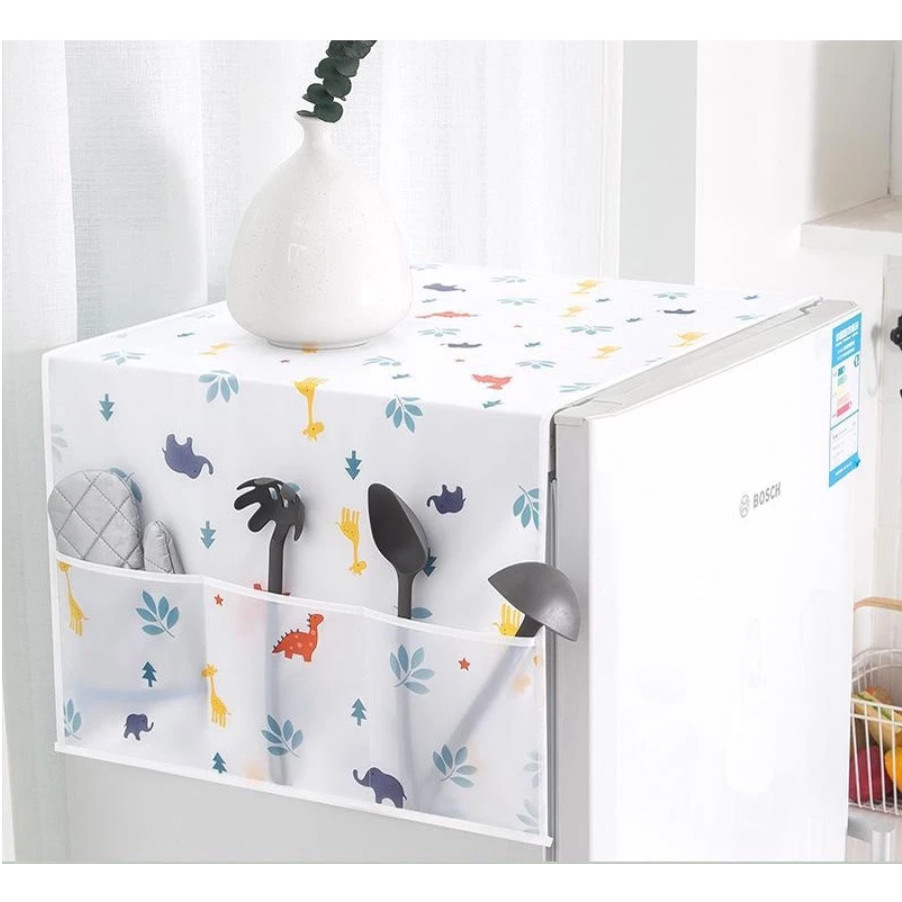 Cover Kulkas Waterproof / Taplak Kulkas Anti Air/ Taplak Kulkas Waterproof/ Penutup Kulkas Serbaguna