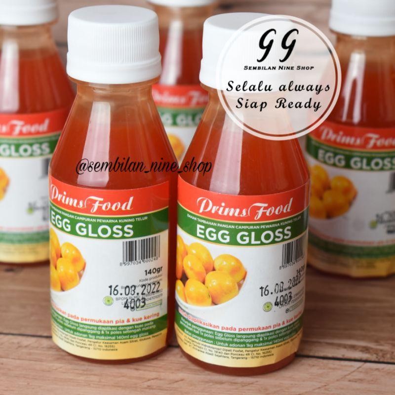 

Prims Food EGG GLOSS 140 Gram Pengkilap Cookies kue kering Cookie Glos