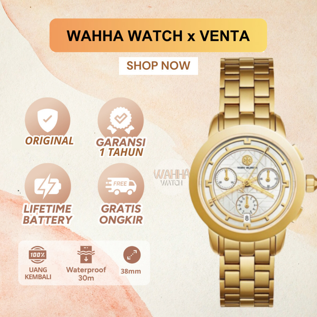 Jam Tangan Wanita Tory Bourch TB 1026  [BERGARANSI]