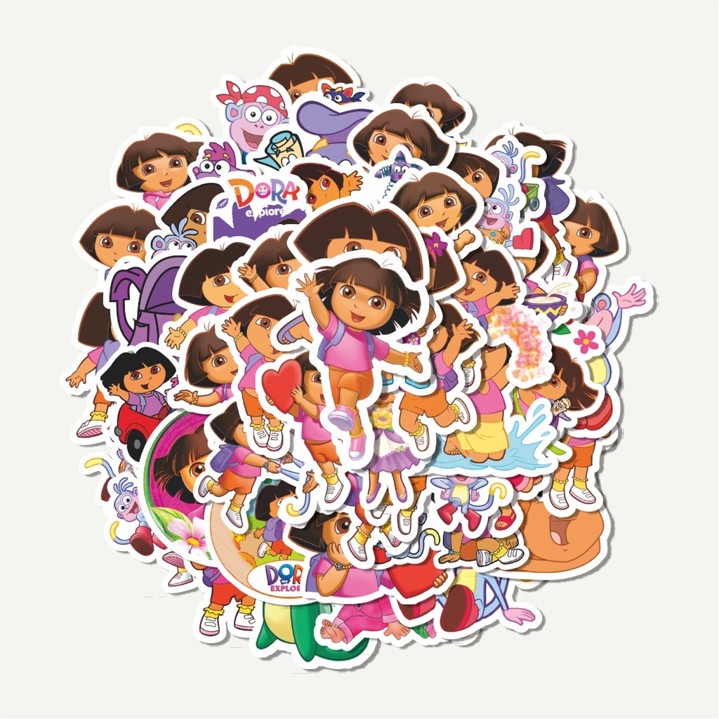 

Sticker Pack Stiker Nickelodeon Series Dorra The Explorer | Sticker TUMBLR | Stiker LAPTOP KOPER HELM