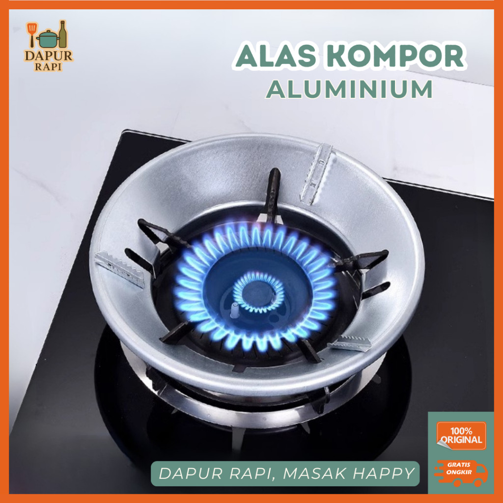 Dapur Rapi - Alas Kompor Bahan Alumunium Dudukan Kompor Gas Serbaguna Cover Tatakan Kompor ZZF02