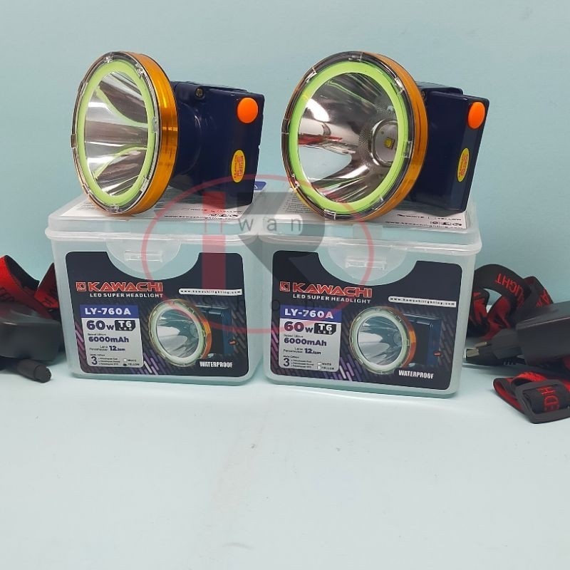 Original Senter Kepala Kawachi LY 760 A 60 Watt Waterproof