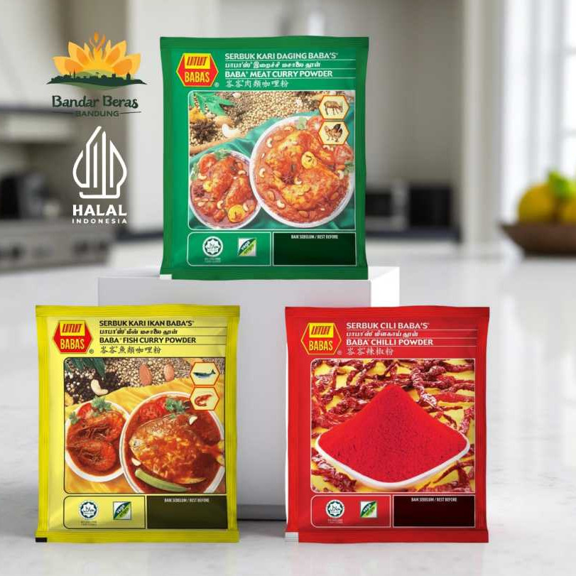 

Bumbu Rempah Babas 250gr ( Kari Daging, Kari Ikan, dan Cabe Bubuk)