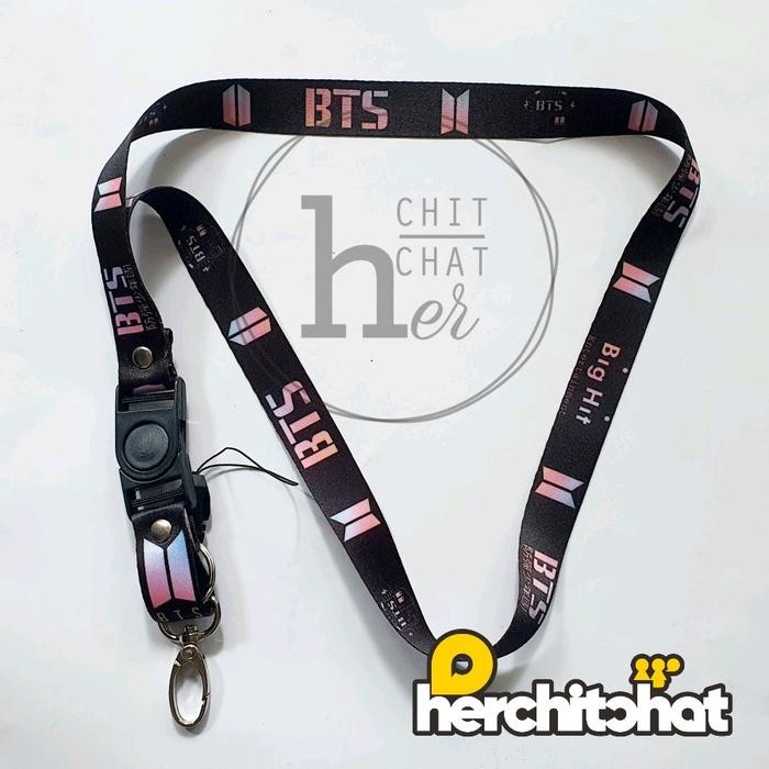 

Promo Lanyard / Tali ID Card BTS ARMY Black - Unofficial - -, -