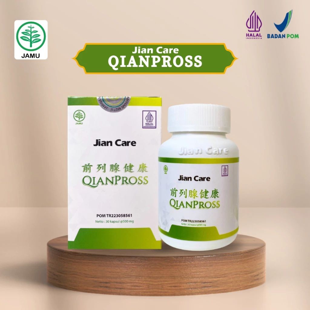 Jian Care Qianpross - Obat Herbal Cina Atasi Prostat Infeksi Saluran Kemih Saluran Kencing ISK