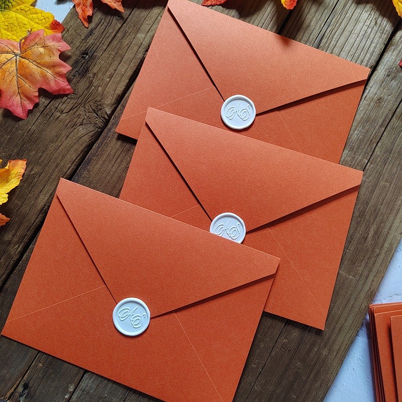 

Burnt Orange Envelopes, Suitable for Wedding 5 "x 7" Cards, Autumn, Fall, Wedding, 50Pcs
